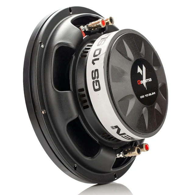 Gladen GS10-SLIM 10" Subwoofer Slim 10", 300W RMS, 2x2 Ohm 