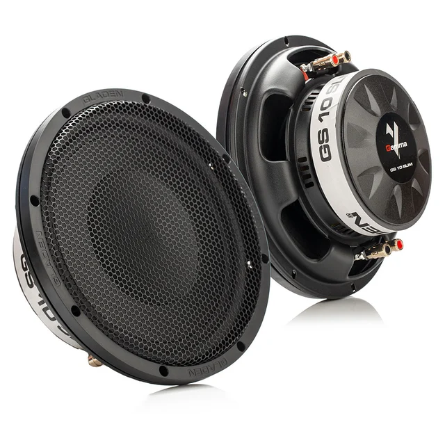 Gladen GS10-SLIM 10" Subwoofer Slim 10", 300W RMS, 2x2 Ohm 