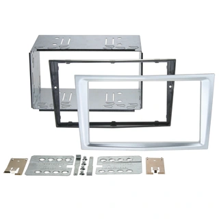 ACV 2-DIN monteringsramme - Matt chrome Opel (2006-2015)