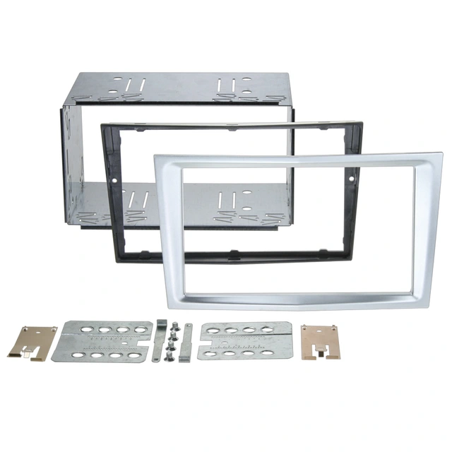 ACV 2-DIN monteringsramme - Matt chrome Opel (2006-2015) 