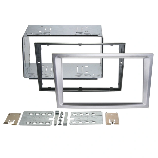 ACV 2-DIN monteringsramme - Aluminium Opel (2000-2010) 