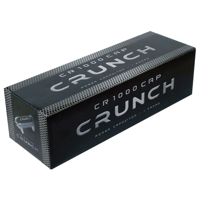 Crunch CR1000CAP 1 Farad kondensator 1 Farad kondensator med voltmeter 