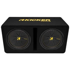 Kicker DCWC122 basskasse 2x12" i kasse, 600W RMS, 2 Ohm, CompC