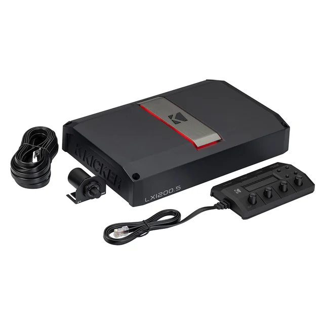 Kicker LX1200.5 5-kanals forsterker 4x175W+700W RMS, LX-serien, bassremote 