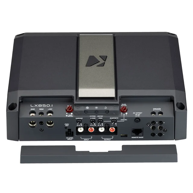 Kicker LX850.1 monoforsterker 1 Ohm, 850W RMS, LX-serien, bassremote 
