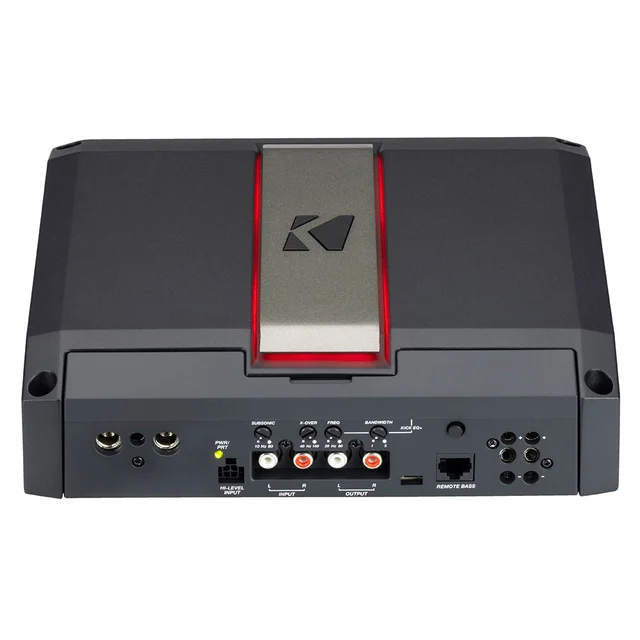 Kicker LX850.1 monoforsterker 1 Ohm, 850W RMS, LX-serien, bassremote 