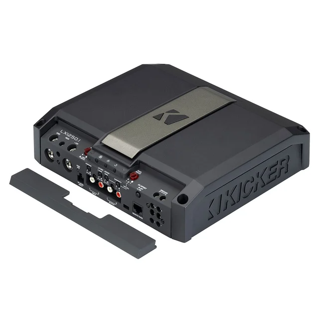 Kicker LX1250.1 monoforsterker 1 Ohm, 1250W RMS, LX-serien, bassremote 