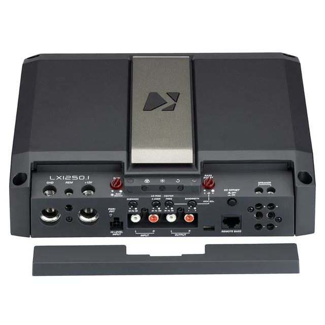 Kicker LX1250.1 monoforsterker 1 Ohm, 1250W RMS, LX-serien, bassremote 
