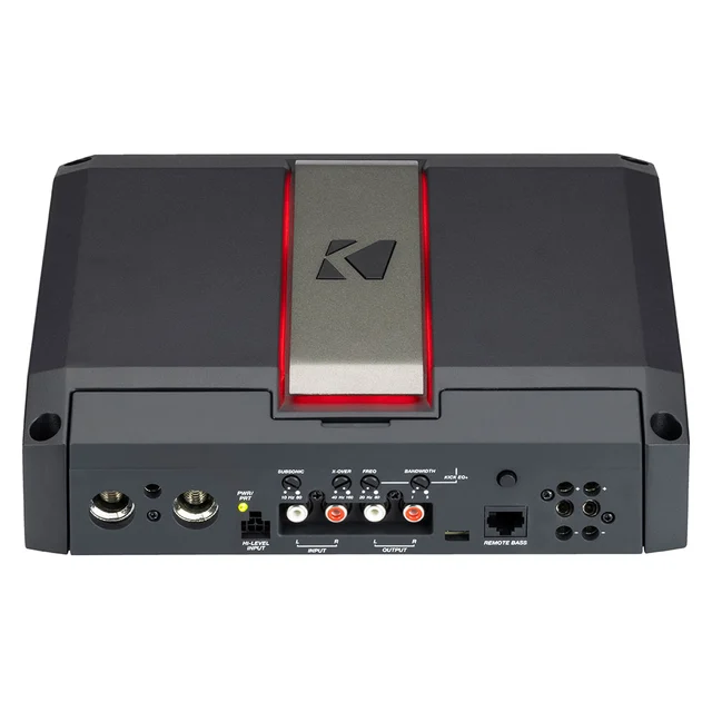 Kicker LX1250.1 monoforsterker 1 Ohm, 1250W RMS, LX-serien, bassremote 