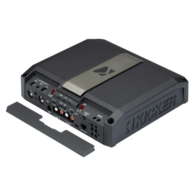 Kicker LX1650.1 monoforsterker 1 Ohm, 1650W RMS, LX-serien, bassremote 