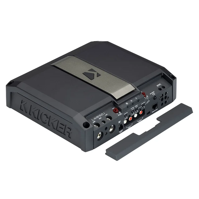 Kicker LX1650.1 monoforsterker 1 Ohm, 1650W RMS, LX-serien, bassremote 