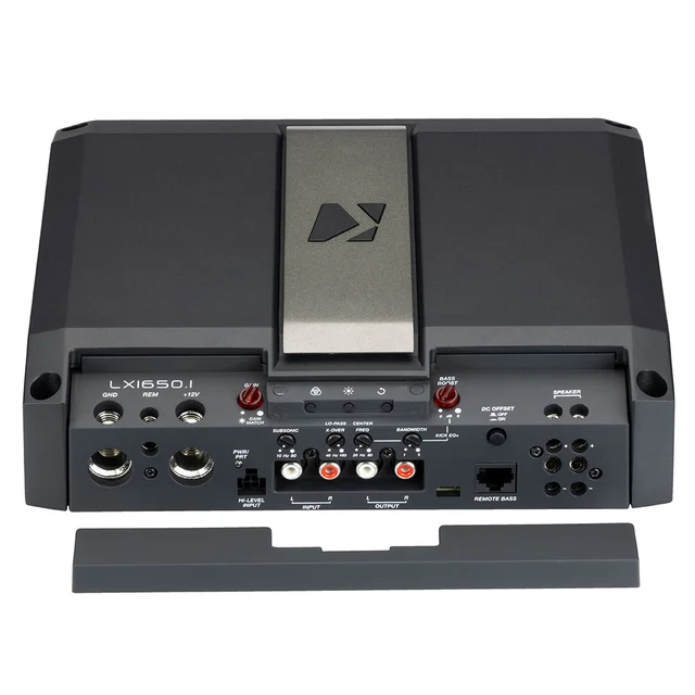 Kicker LX1650.1 monoforsterker 1 Ohm, 1650W RMS, LX-serien, bassremote 
