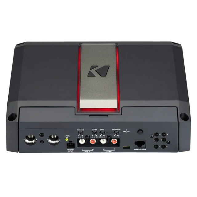 Kicker LX1650.1 monoforsterker 1 Ohm, 1650W RMS, LX-serien, bassremote 