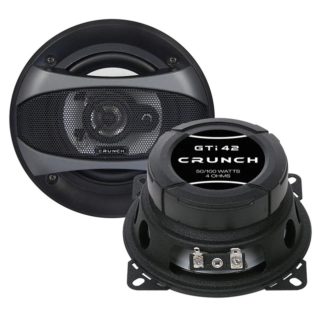 Crunch GTi42 høyttalerpar 4", 50W RMS, 100W Maks, 4 Ohm 