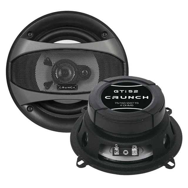 Crunch GTi52 høyttalerpar 5,25", 75W RMS, 150W Maks, 4 Ohm 