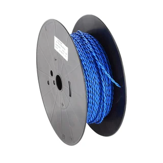 ACV Installasjonskabel, 2x1.5mm2 1,5mm2, Blå/Blå-sort, tvunnet