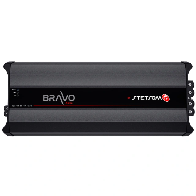 Stetsom BRAVO FULL 12000 monoforsterker 12000W RMS, 1 Ohm, SPL, Kl.D 