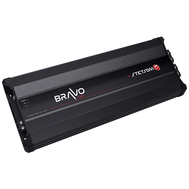 Stetsom BRAVO FULL 12000 monoforsterker 12000W RMS, 1 Ohm, SPL, Kl.D 