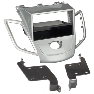 ACV 1-DIN monteringsramme Ford Fiesta (2009-2016) u/display - sølv