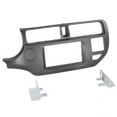 ACV 2-DIN monteringsramme - Koksgrå Kia Rio (2011-2014)