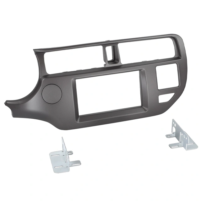 ACV 2-DIN monteringsramme - Koksgrå Kia Rio (2011-2014) 