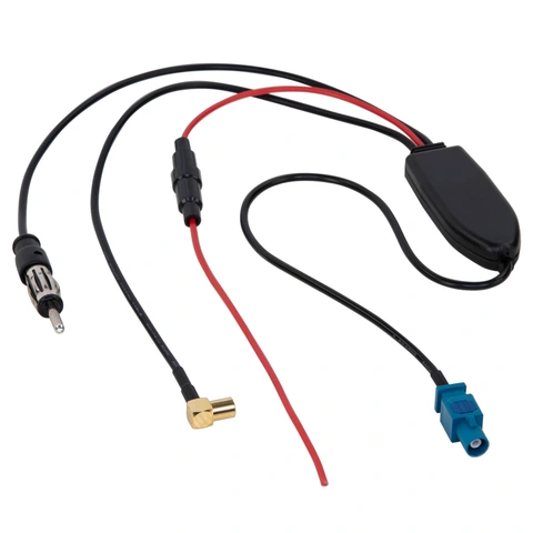 ACV Antennesplitter m/forsterker Universal. Fakra -> DIN/SMB