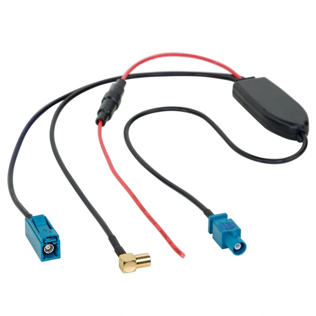 ACV Antennesplitter m/forsterker Universal. Fakra -> Fakra/SMB 