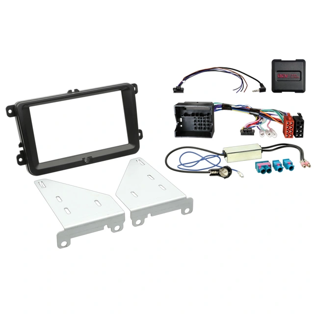 ACV 2-DIN monteringssett - komplett Seat/Skoda/VW (2003-2016) u/aktivt sys. 