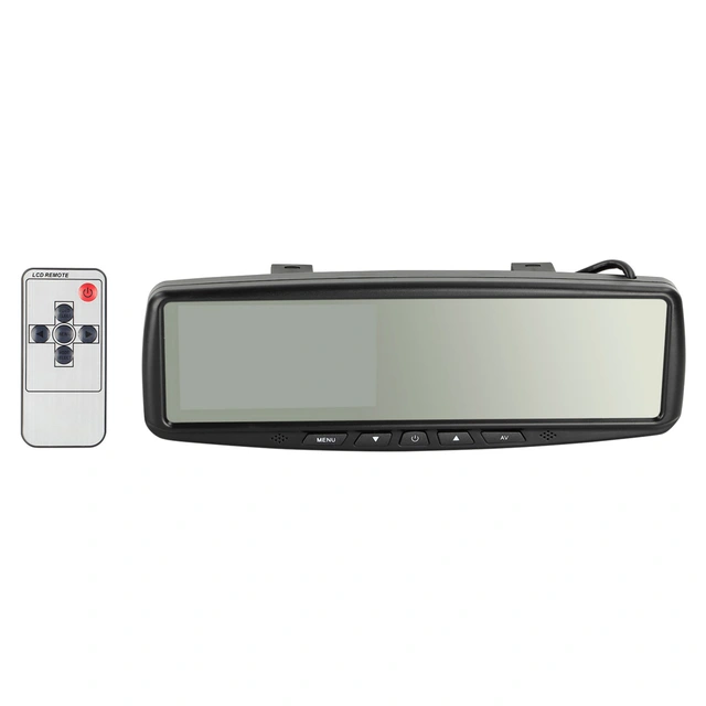 ACV Speilmonitor, universal m/fjernk. 4,3", 2 x RCA innganger 
