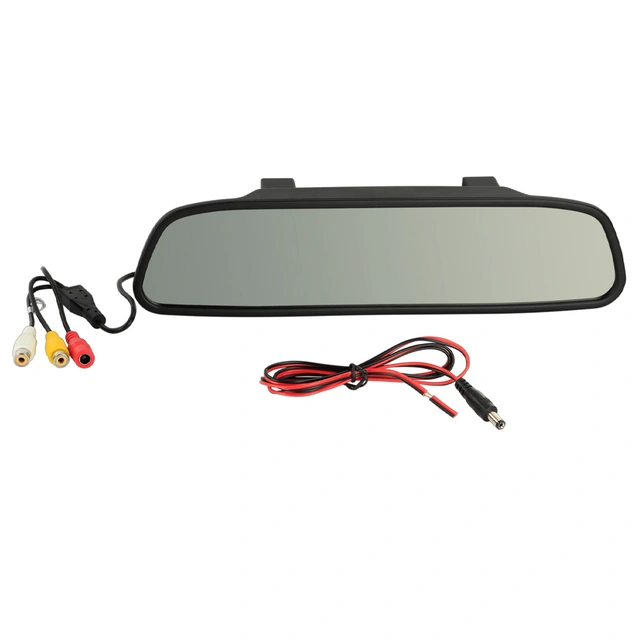 ACV Speilmonitor, universal m/fjernk. 4,3", 2 x RCA innganger 