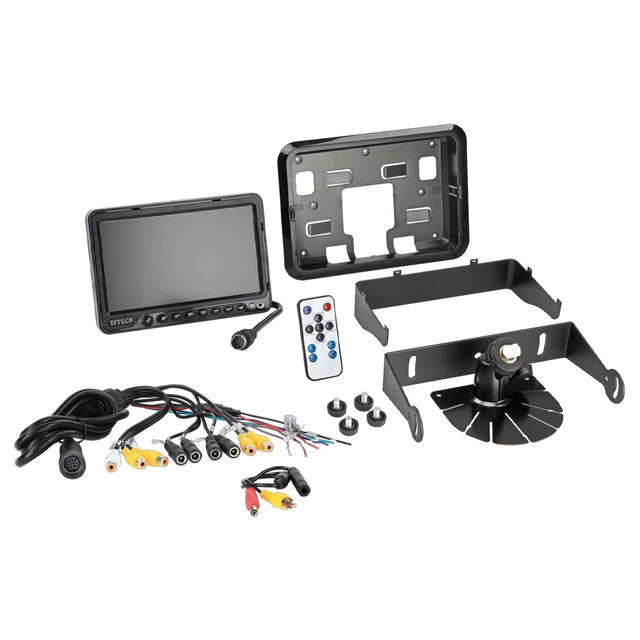 ACV 7" LCD-Skjerm (CVBS) 4xRCA inngang. 