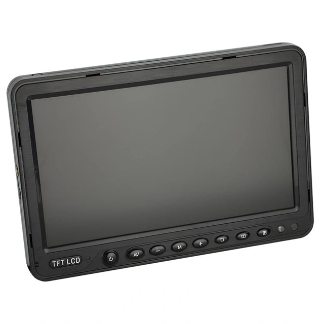 ACV 9" LCD-Skjerm (CVBS) 4xRCA inngang, 12/24V 