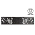 ACV skiltplatekamera (AHD 720p) Skiltplate med integrert kamera