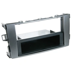 ACV 1-DIN monteringsramme - Sølvgrå Toyota Auris (2007-2012)