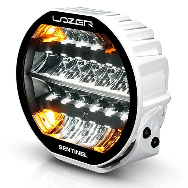 Lazer Sentinel 9" Highline Beacon White 17020 Lumen, 130W, varsellys & pos.lys 