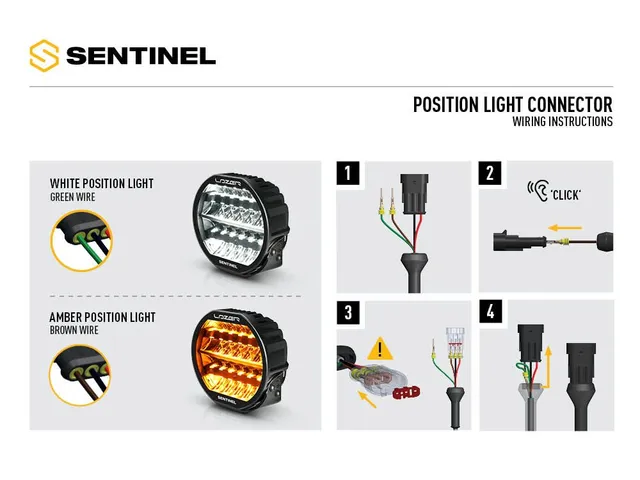 Lazer Sentinel 9" Highline White 17020 Lumen, 130W, pos.lys 