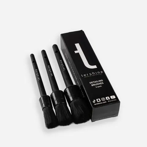 Tershine Detailing børster 3-pakning børster av meget høy kvalitet