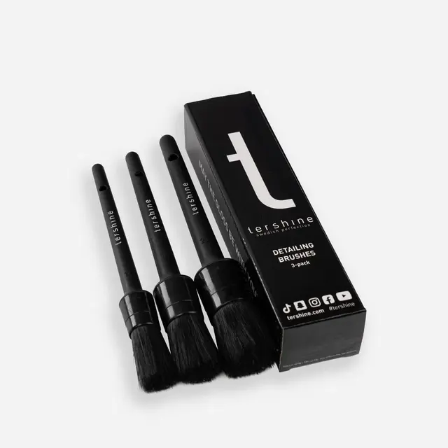 Tershine Detailing børster 3-pakning børster av meget høy kvalitet 