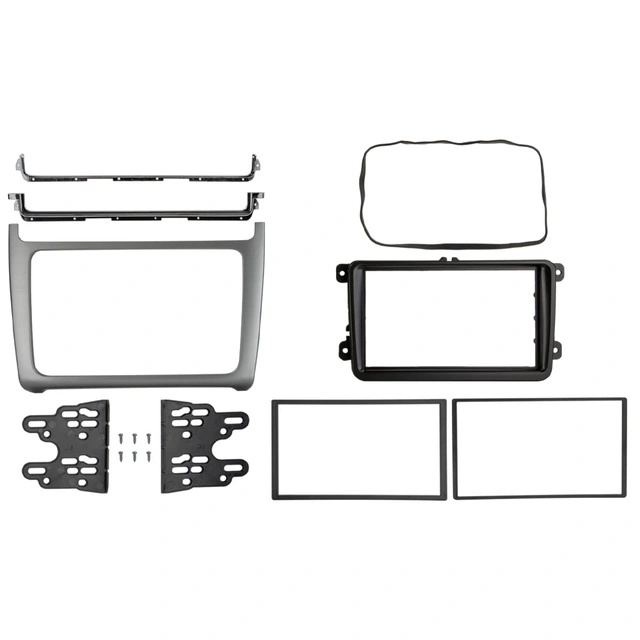 ACV 2-DIN monteringsramme - Sølv VW Polo (2015-2017) 