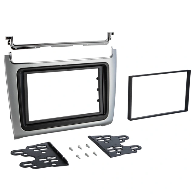 ACV 2-DIN monteringsramme - Sølv VW Polo (2015-2017) 