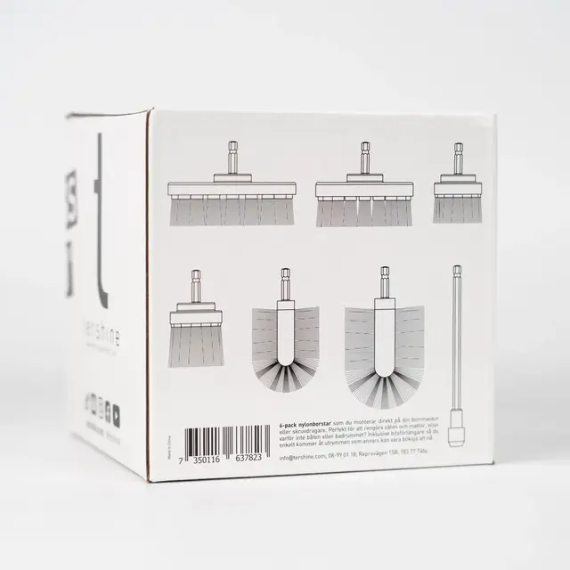 Tershine Skrutrekkerbørster Medium 