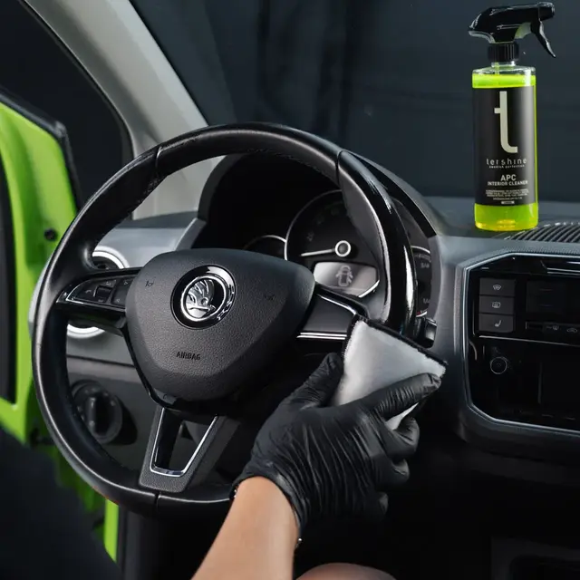 Tershine Scrub Pad Rengjøringssvamp med kort nylonbust 