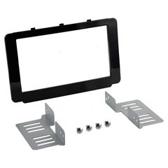 ACV 2-DIN monteringsramme - Pianolakk Toyota Hilux (2016-2025)