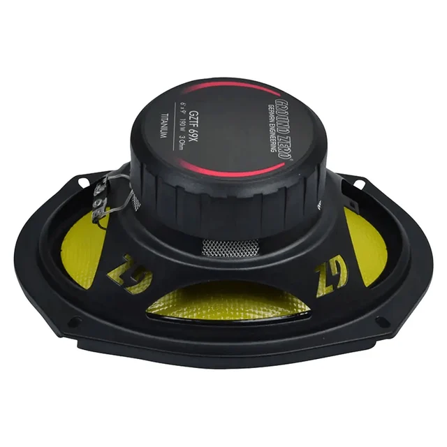 Ground Zero GZTF 69X høyttalerpar 6x9", 130W RMS, Titanium-serie 