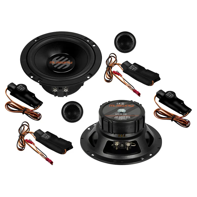 Musway ML6.2E 6,5" komponentsett 6.5", 100W RMS, 4 Ohm. 