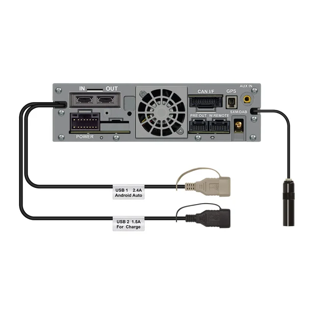 Alpine iLX-705DM 7" CarPlay Android Auto (chassis oppe) 