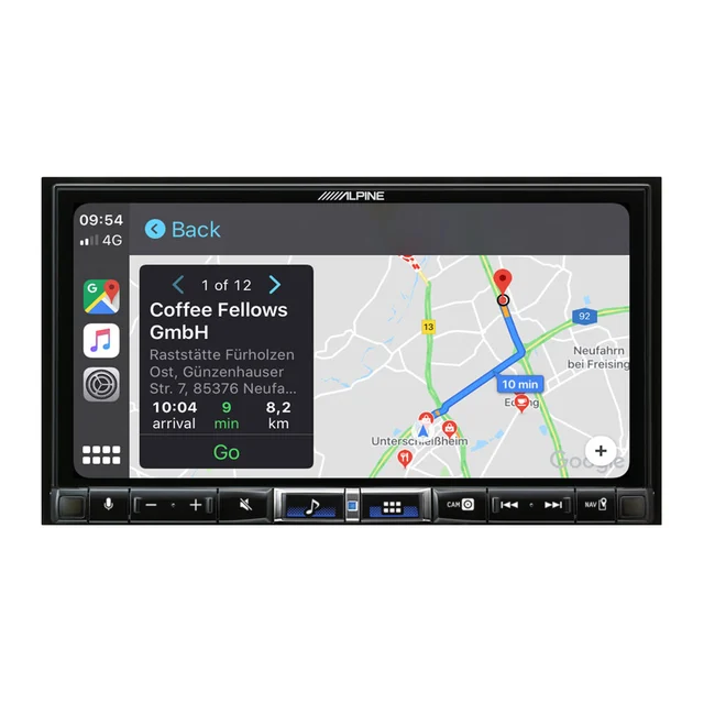 Alpine iLX-705DM 7" CarPlay Android Auto (chassis oppe) 