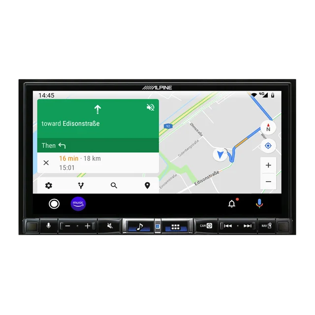 Alpine iLX-705DM 7" CarPlay Android Auto (chassis oppe) 