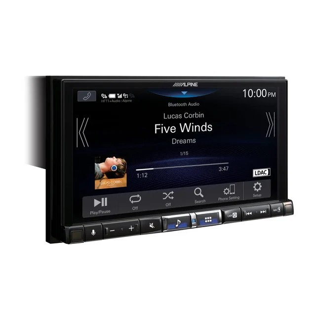Alpine iLX-705DM 7" CarPlay Android Auto (chassis oppe) 