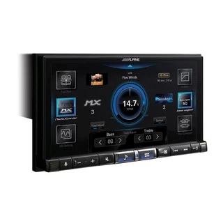 Alpine iLX-705DM 7" CarPlay Android Auto (chassis oppe)